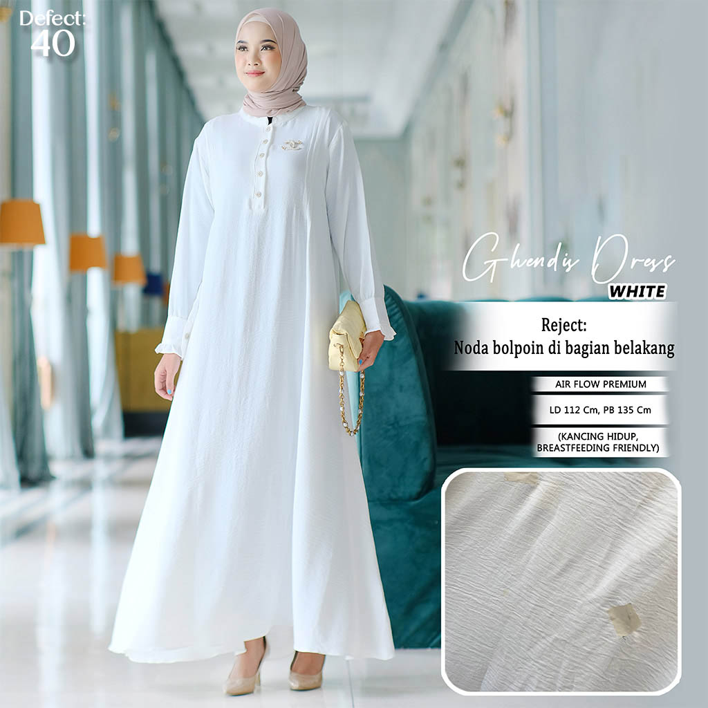 Ghendis Dress White