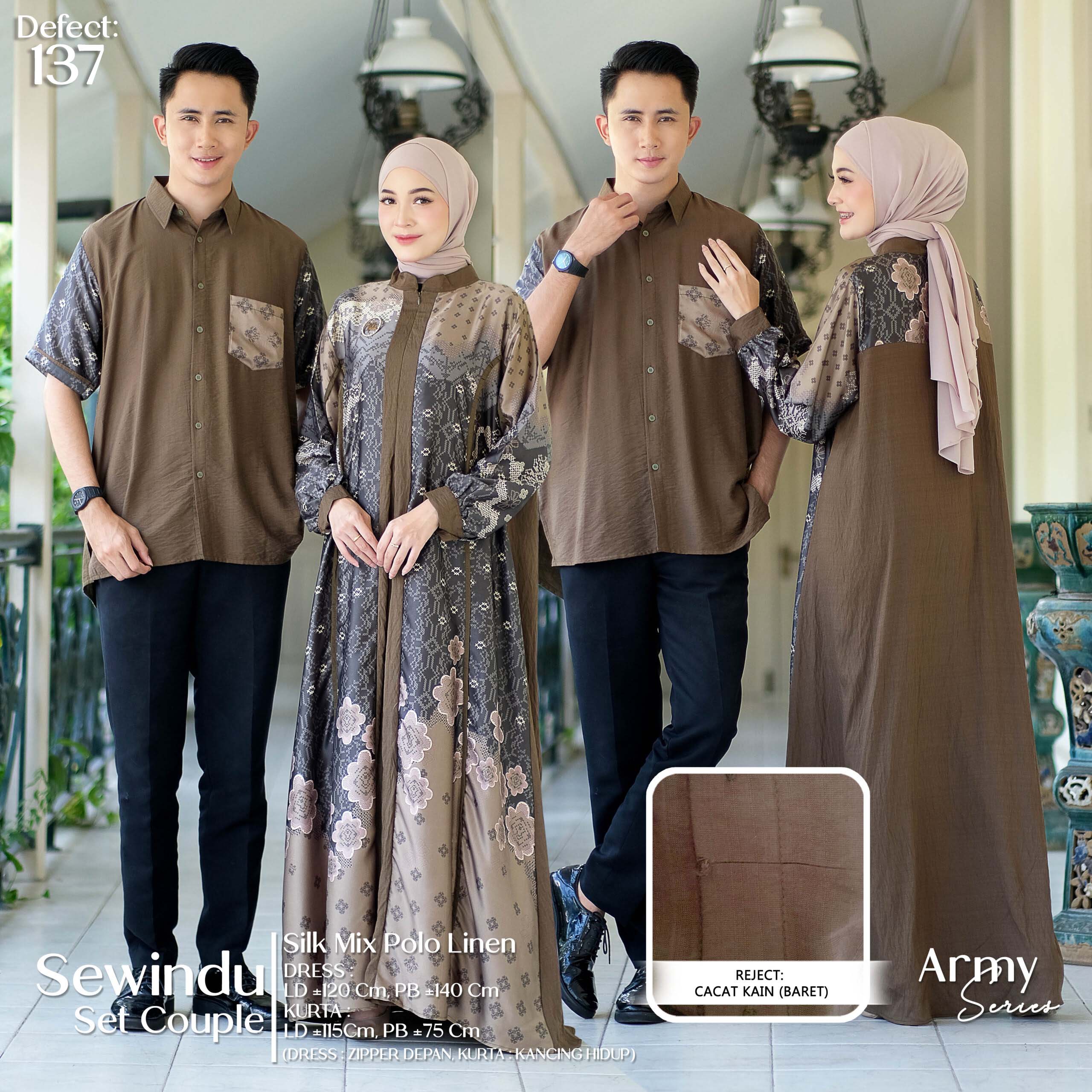 Sewindu Set Couple (Army)