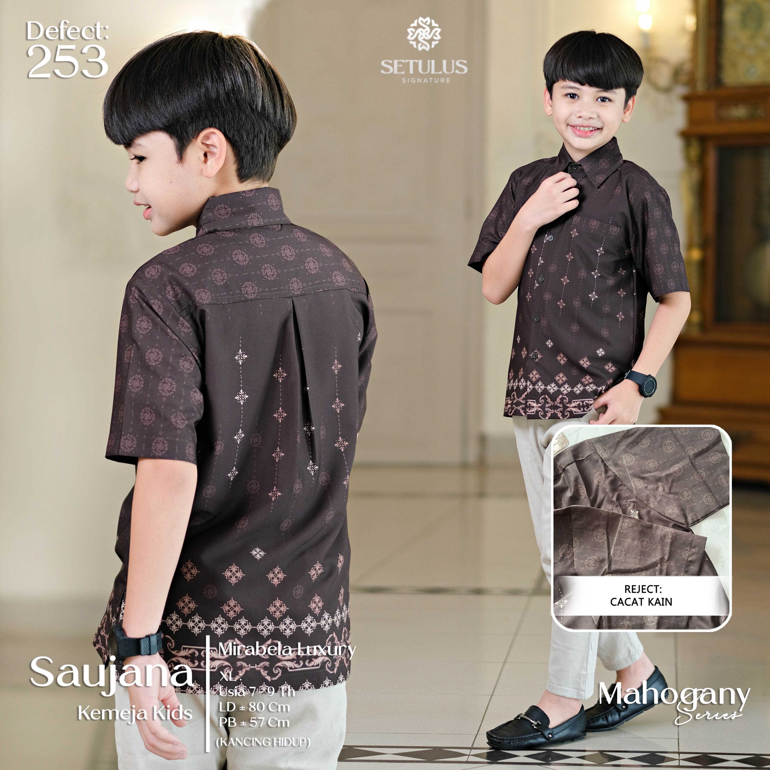 SAUJANA K.KIDS - XL - MAHOGANY (253)