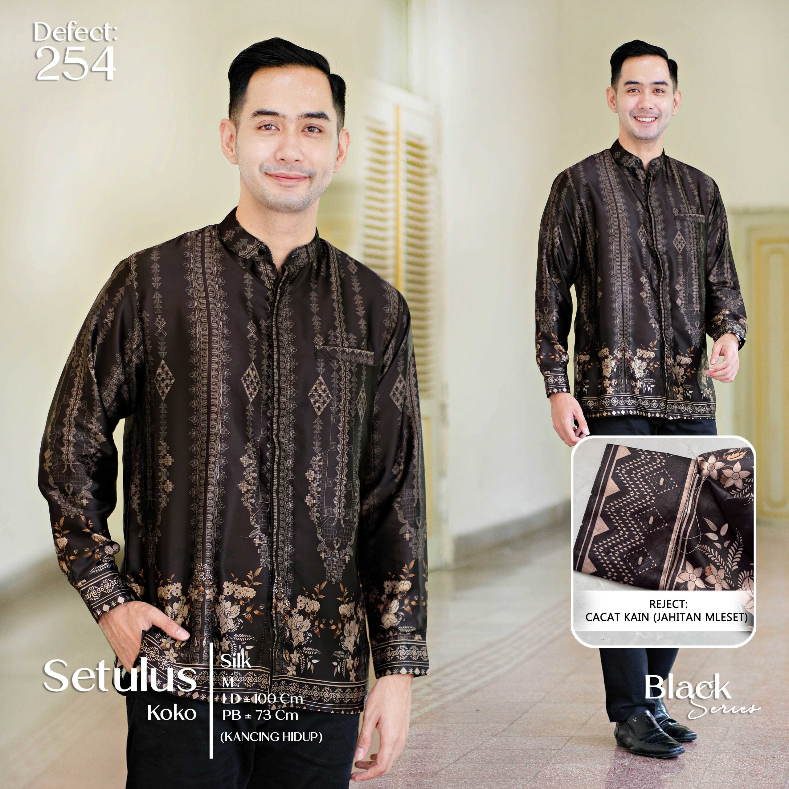 SETULUS K.DED - M - BLACK (254)