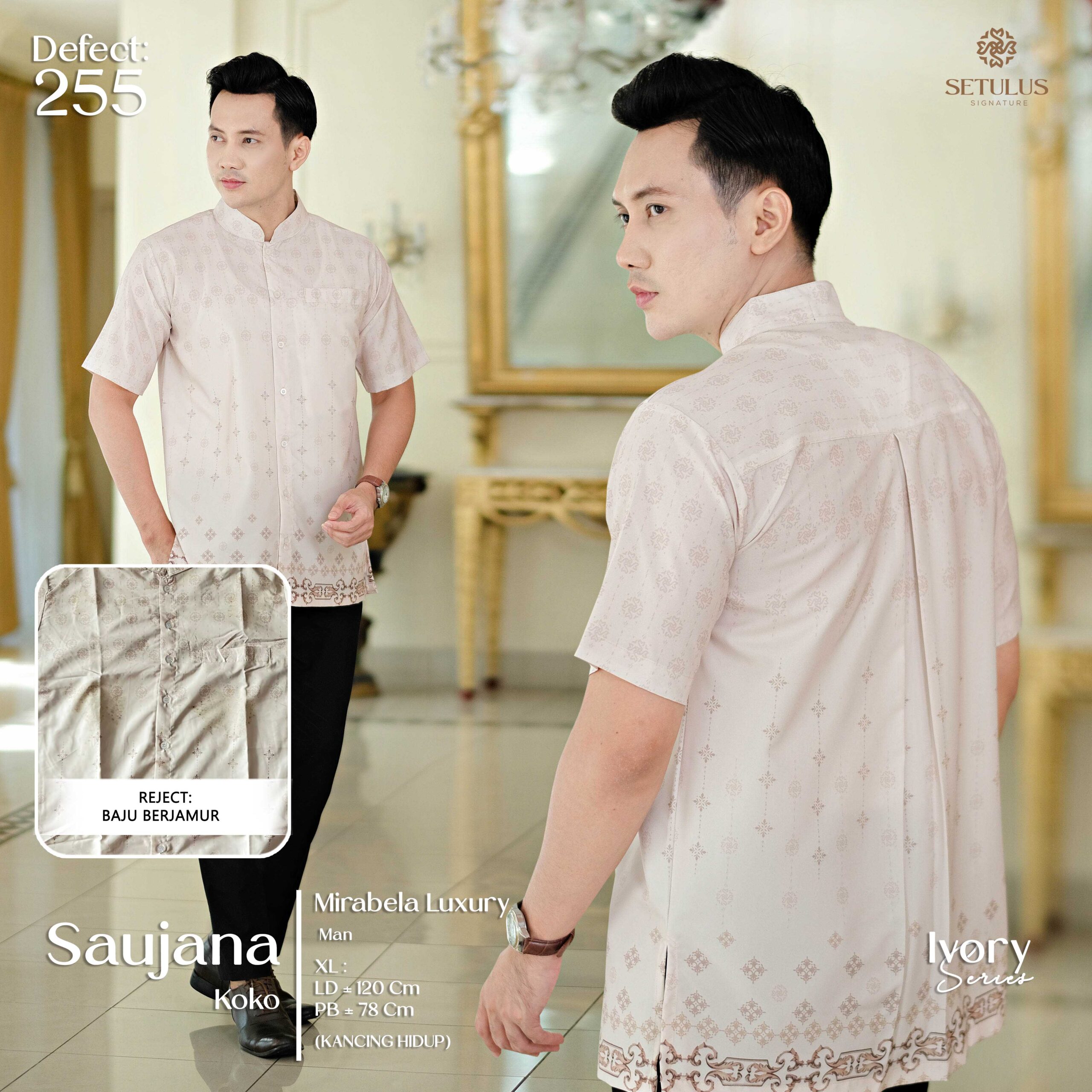 SAUJANA K.DED - XL - IVORY (255)