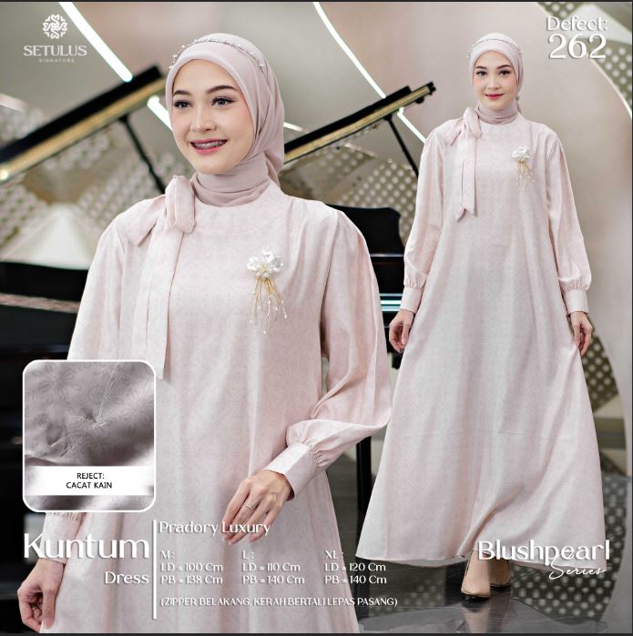 KUNTUM DRESS MOM - XL - BLUSHPEARL (262)