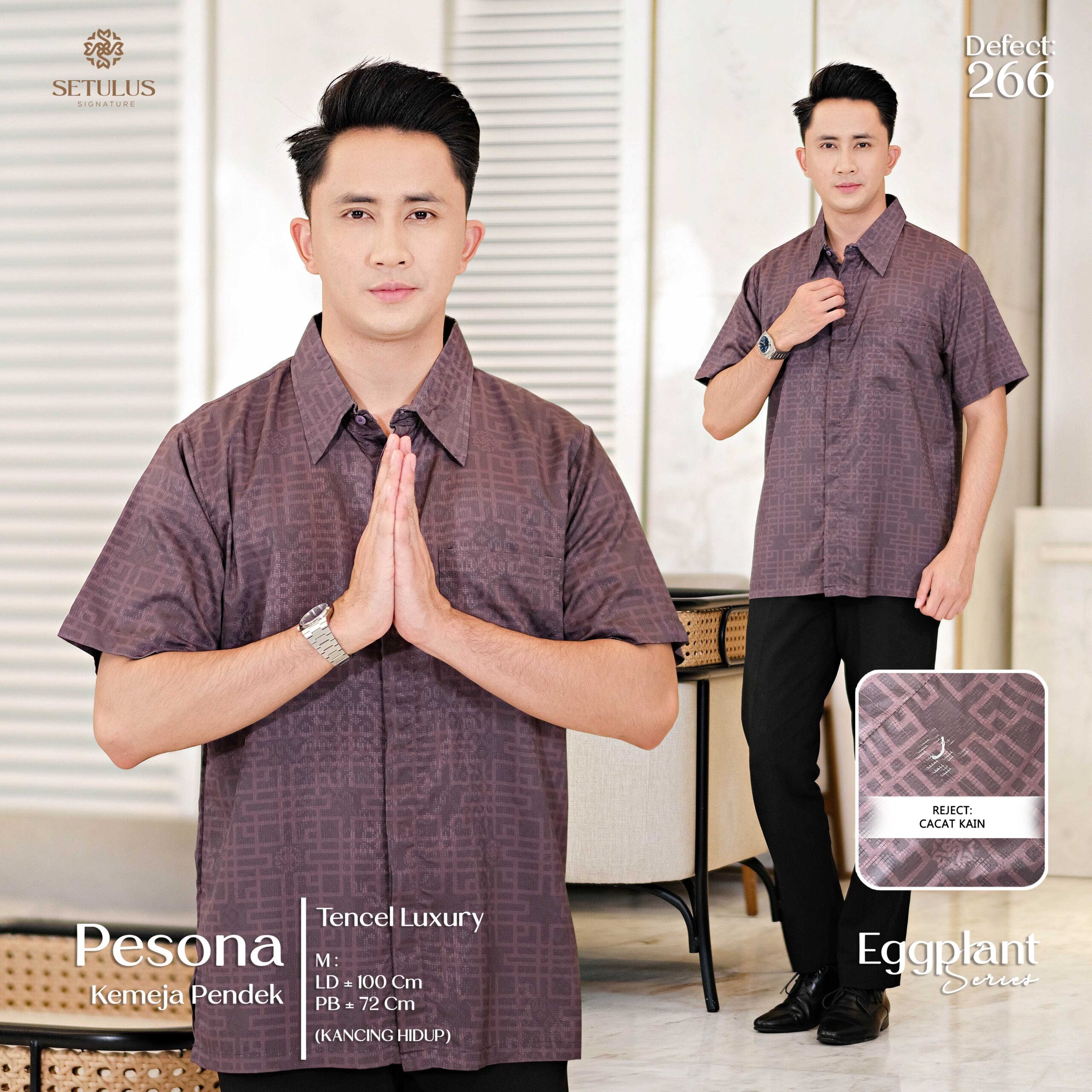 PESONA K.PENDEK, M – EGGPLANT (266)