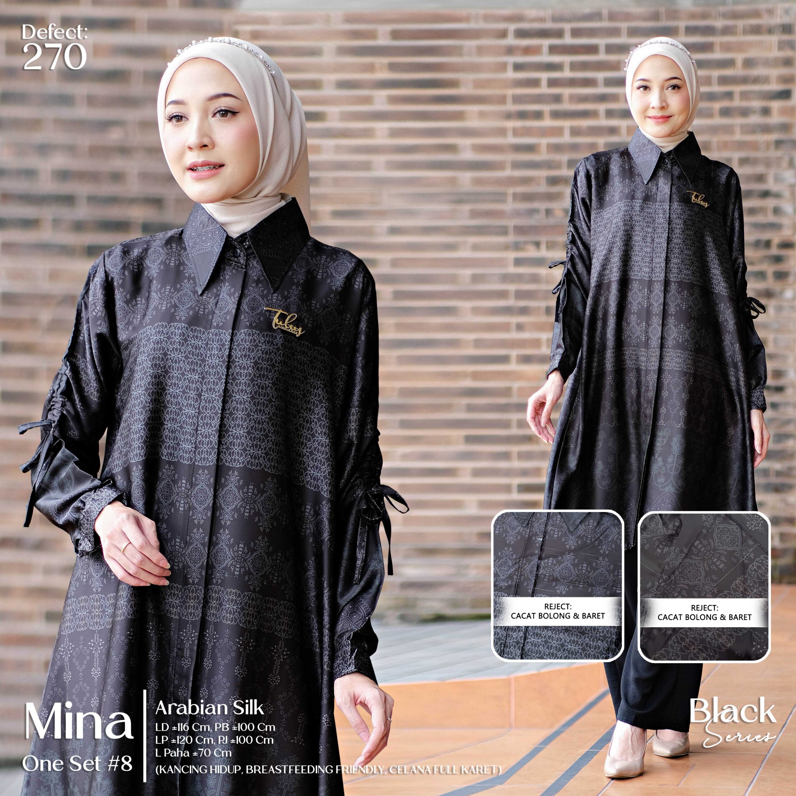 Mina Set #8 Black (270)