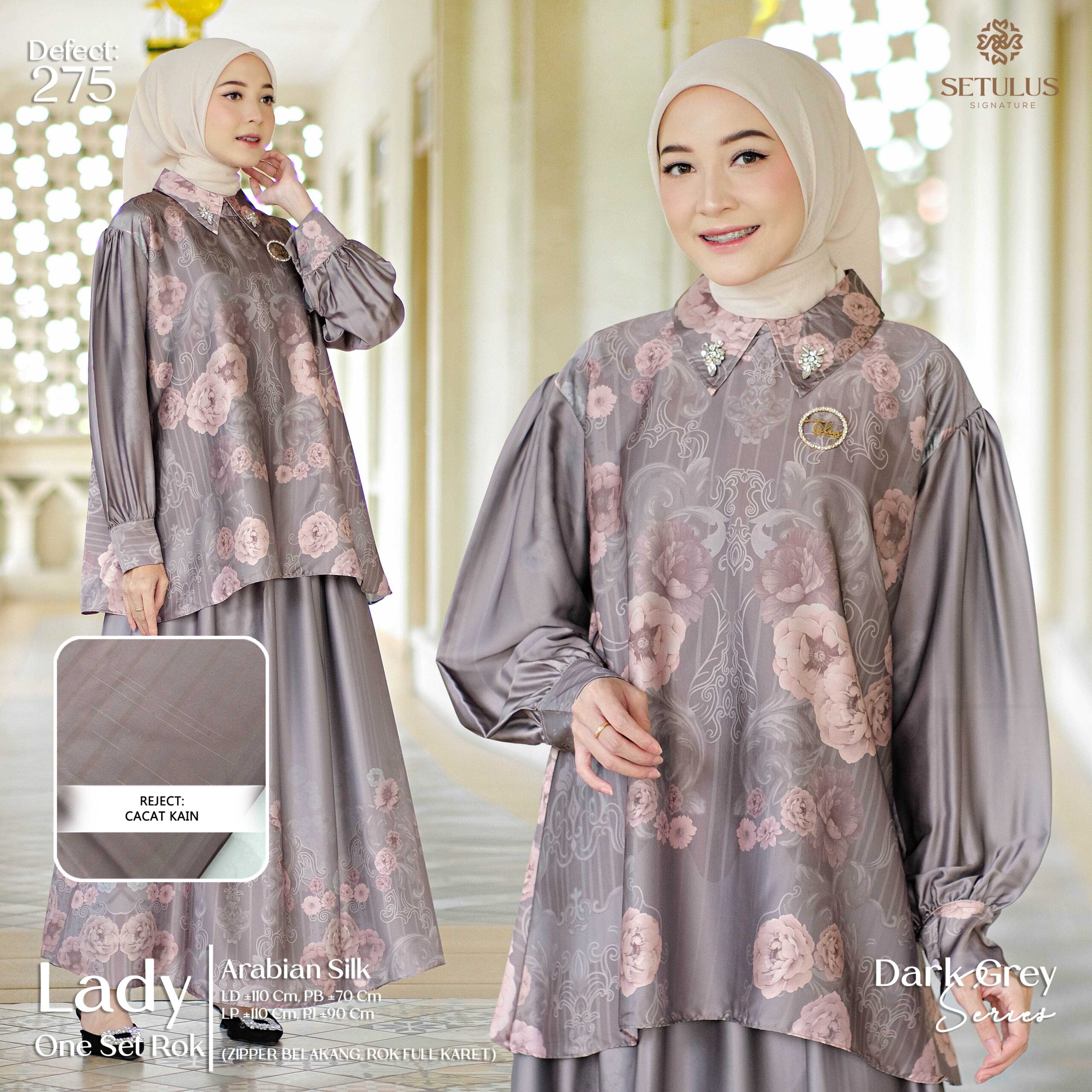 LADY ONE SET - DARK GREY (275)