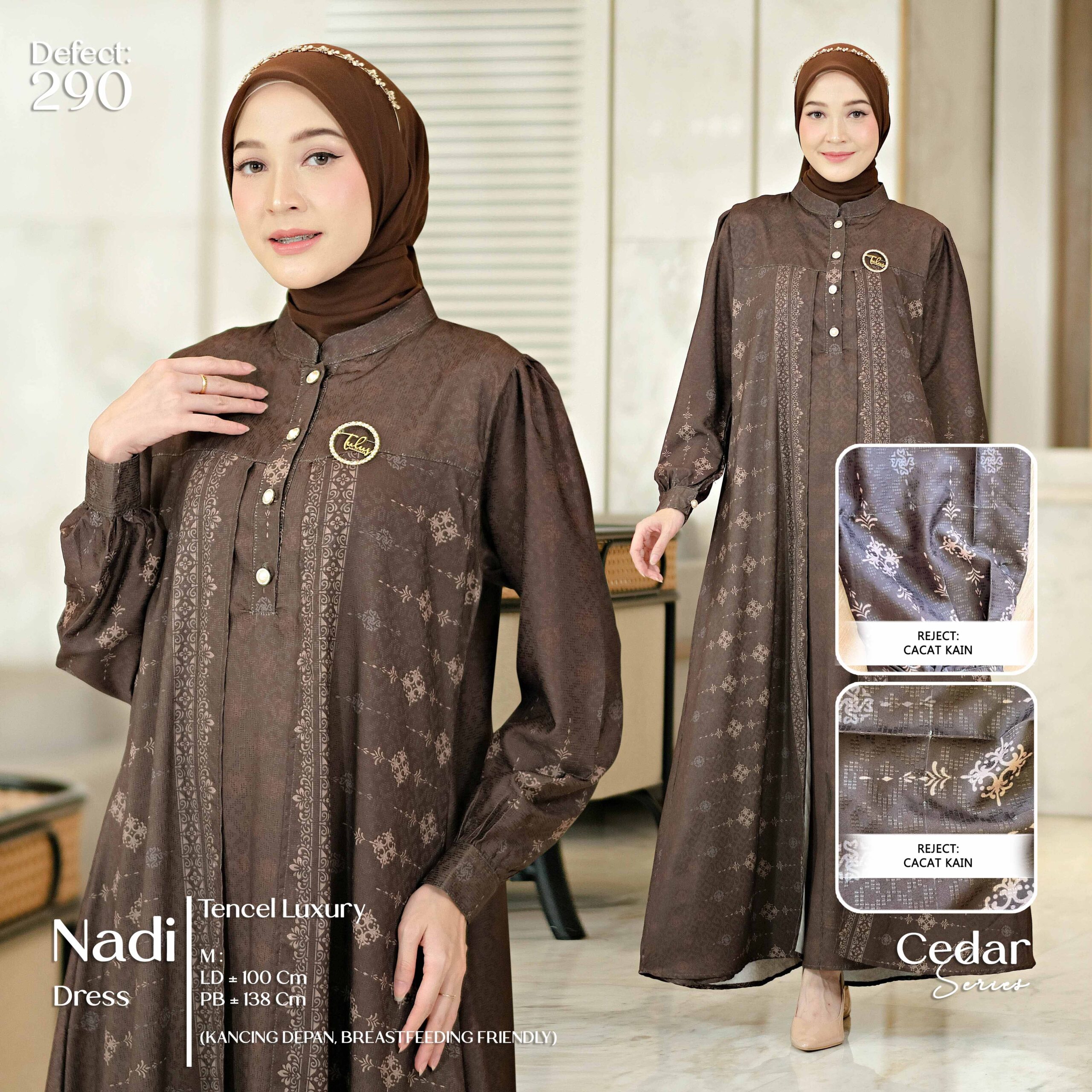 NADI DRESS MOM CEDAR – M (290)