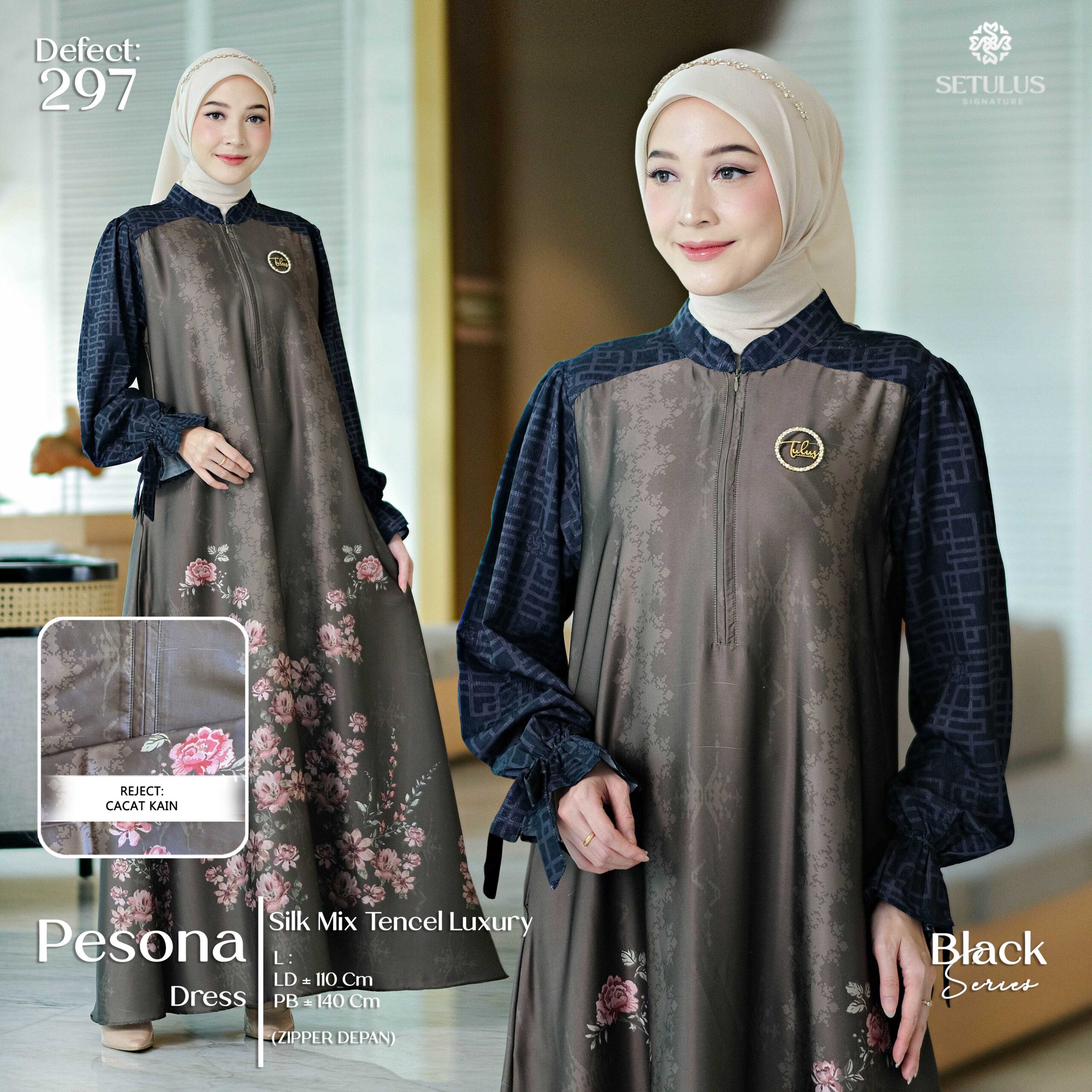 PESONA DRESS MOM – BLACK – L (297)