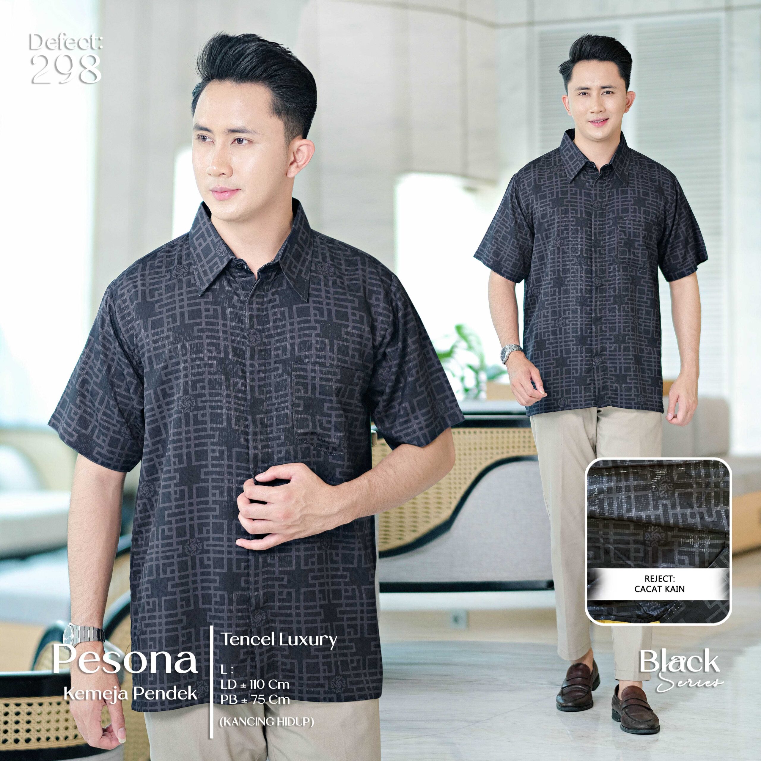PESONA K.PENDEK, L – BLACK (298)