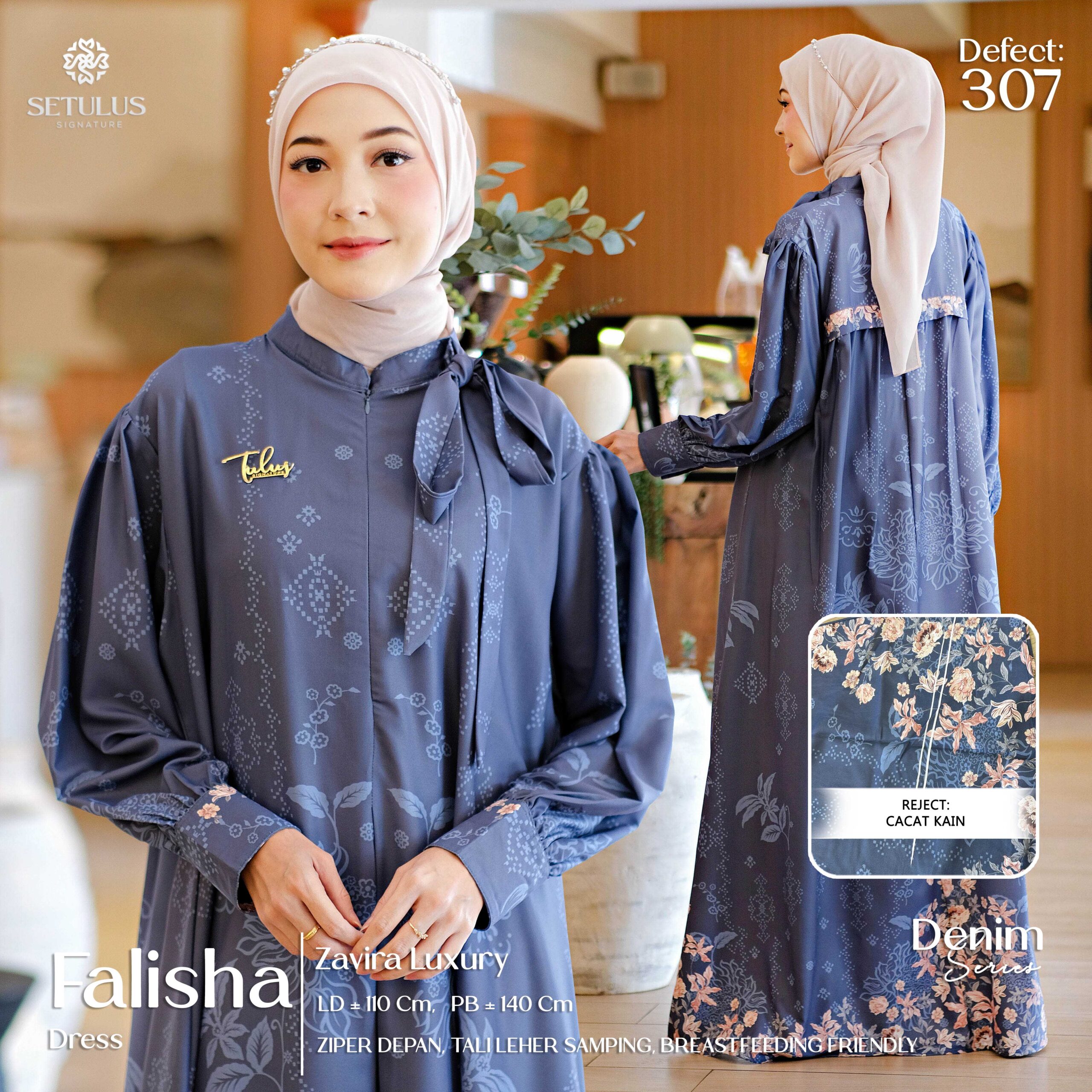 FALISHA DRESS – DENIM (307)