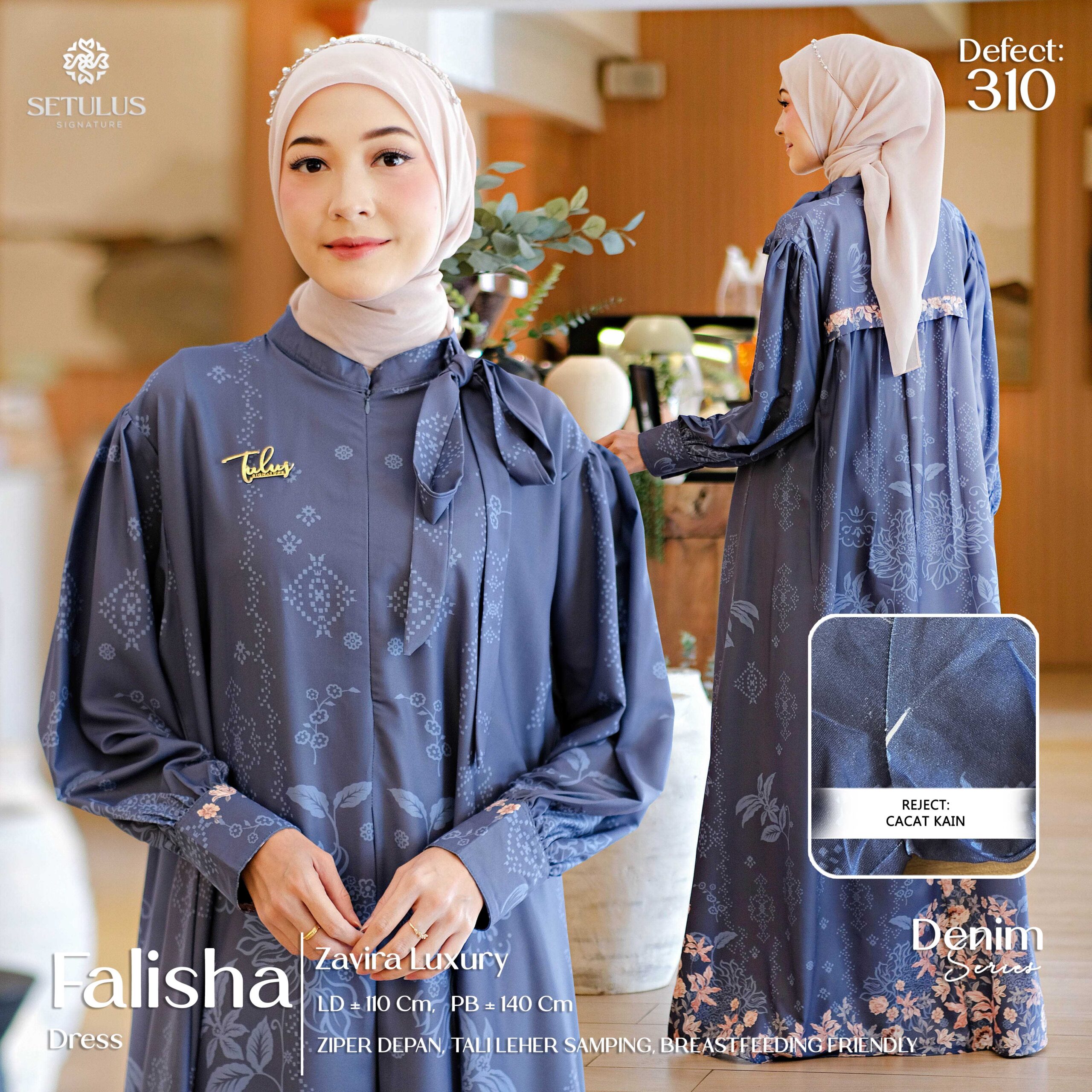 FALISHA DRESS – DENIM (310)